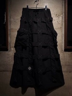 【Caka】“smash” 4Way Detachable Layered Design  Rave Skirt