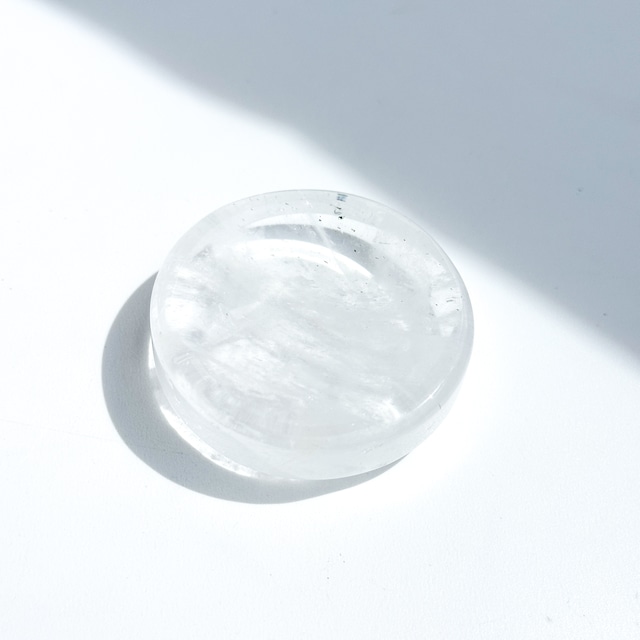 クリアクォーツ 丸型のうつわ 01◇ Clear Quartz ◇天然石・鉱物・パワーストーン・インテリア