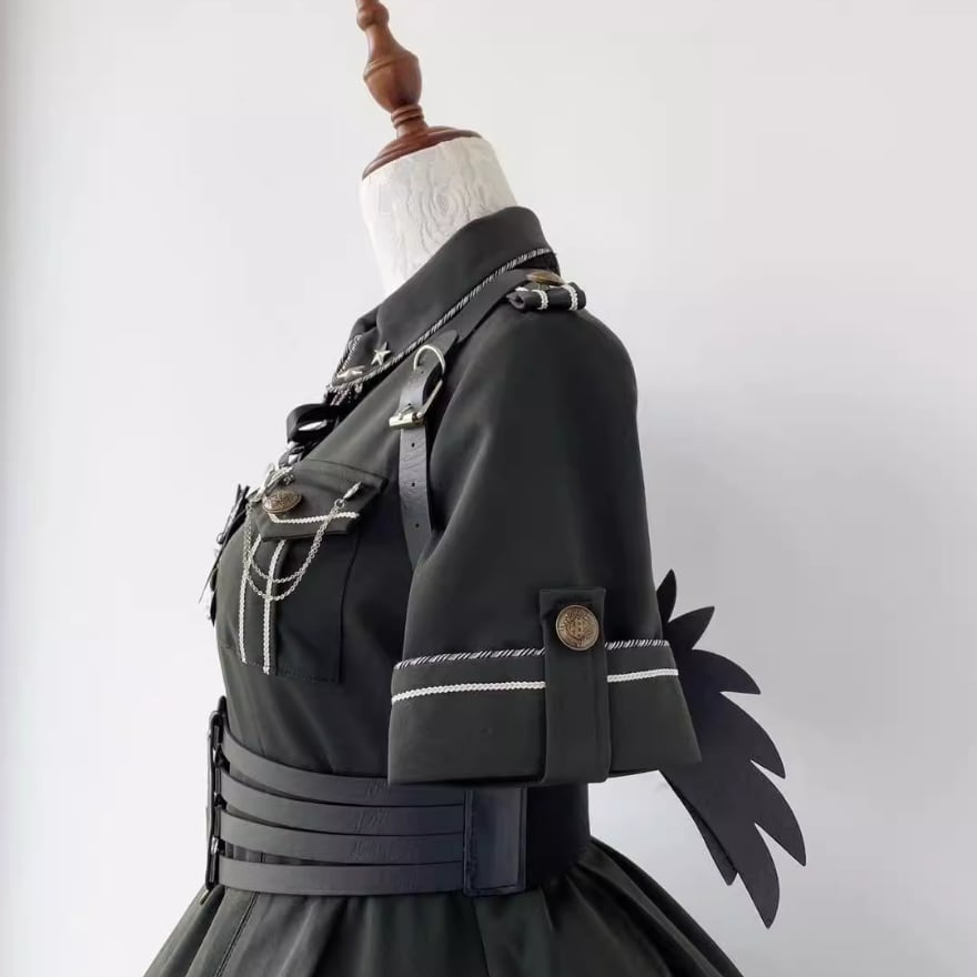 ロリータファッション通販 SEASONZ ロリータ アイドル衣装 軍服 半袖 ワンピース コンカフェ衣装 かわいい ガーリー 甘め ロマンティック ゆめかわ ロリィタ lolita | ロリータファッション通販 SEASONZ powered by BASE ロリータファッション通販 SEASONZ ロリータ アイドル衣装 軍服 半袖 ワンピース コンカフェ衣装 かわいい ガーリー 甘め ロマンティック ゆめかわ ロリィタ lolita | ロリータファッション通販 SEASONZ powered by BASE