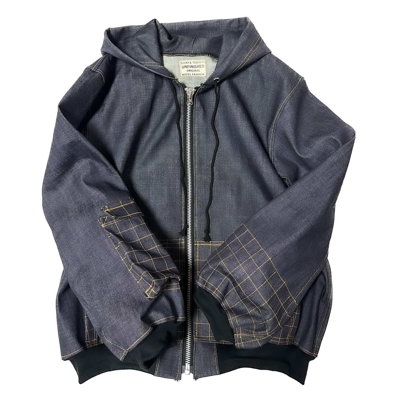 UNFINISHED デニムステッチパーカー2023113