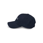【011】Mitsuboshi Logo Cap White/Navy