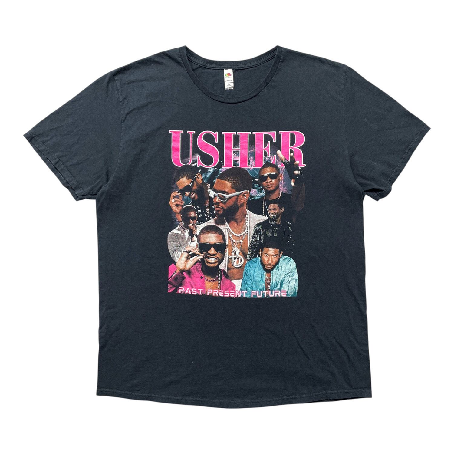 USA 古着 Usher アッシャー グラフィック Tシャツ ミュージック ラップ