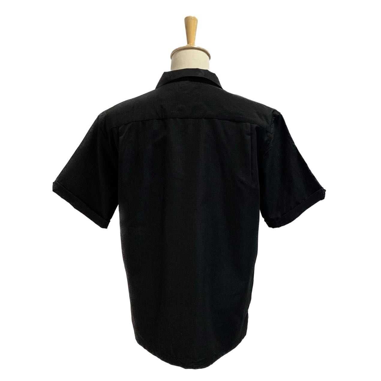 【CUBAVERA】キューバシャツ オープンカラーシャツ ブラック 7073 CUBAVERA キューバシャツ オープンカラーシャツ 輸入古着 XL