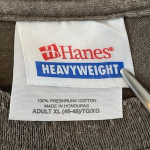 【Hanes】ナイアガラの滝 Tシャツ ロゴ XL ビッグサイズ カーキ US古着 アメリカ古着