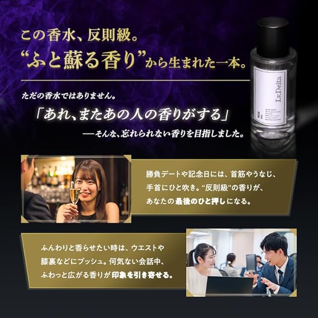 レベルデルタ(LvDelta) メンズ香水 ムスク ベルガモット オード