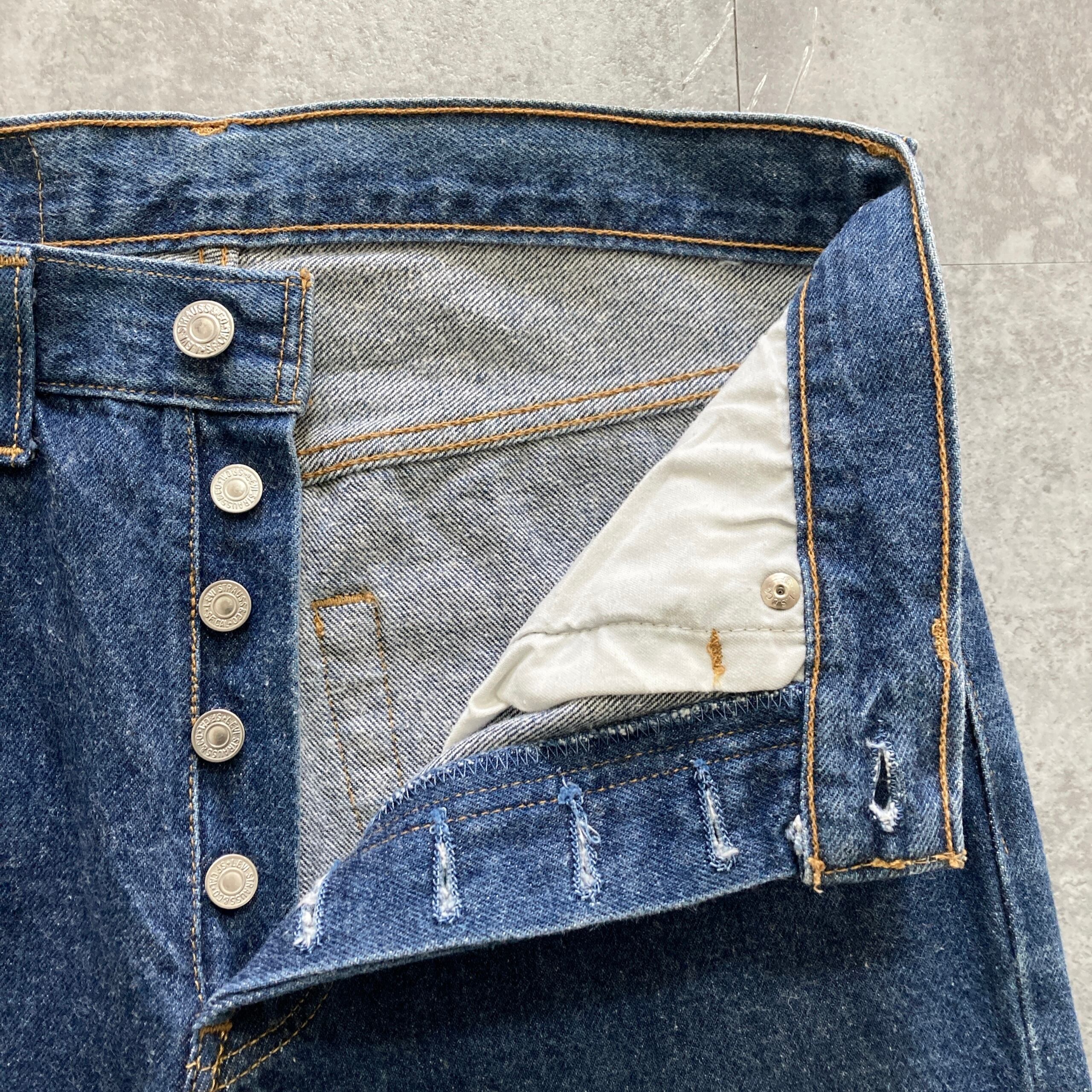 W30 L32】80's Euro.Levis 501 ユーロリーバイス 89年製 UK製 イギリス