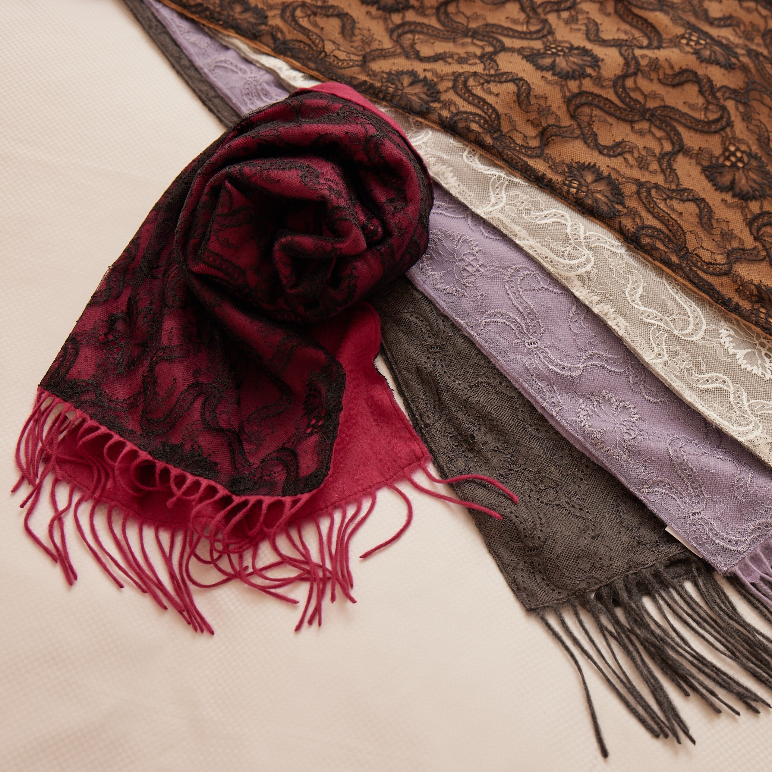 カシミアレースストール | AOYAMA LACE-青山レース-