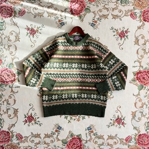 vintage retro wool knit