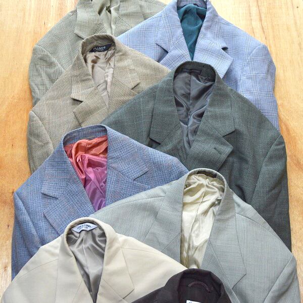 1点物◇ビッグサイズ3つボタン/テーラードジャケットUSA古着42