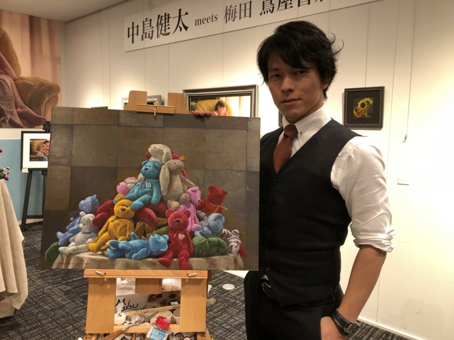ライブペインティング作品『a present-ver.livepainting 銅』12号p