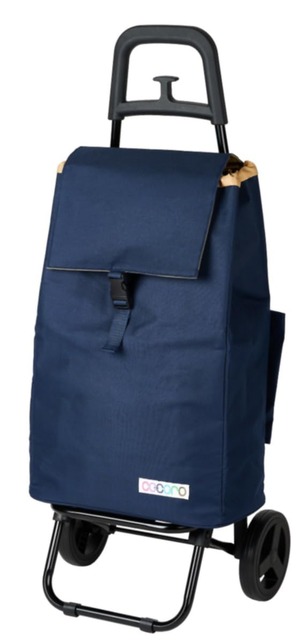 【在庫処分】ｃｏｃｏｒｏ コ・コロ ショッピングカート ココロ カートセット ネイビー 40L 荷物フック 花柄 折り畳み式 ポケット収納 保冷 保温 エコバッグ 買い物 おしゃれ 可愛い シンプル 便利 コンパクト 軽量 キャンプ 運動会 花見 545614