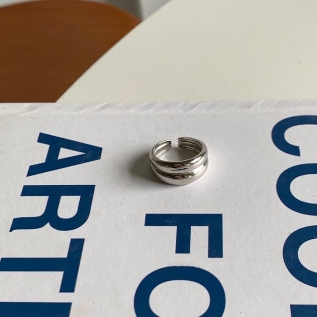 S925 double mini ring (R216)