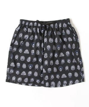 ショートパンツ メンズ 春夏 gym master ジムマスター ハッピーペイントショーツ G733736 総柄 軽量 イージーパンツ アウトドア