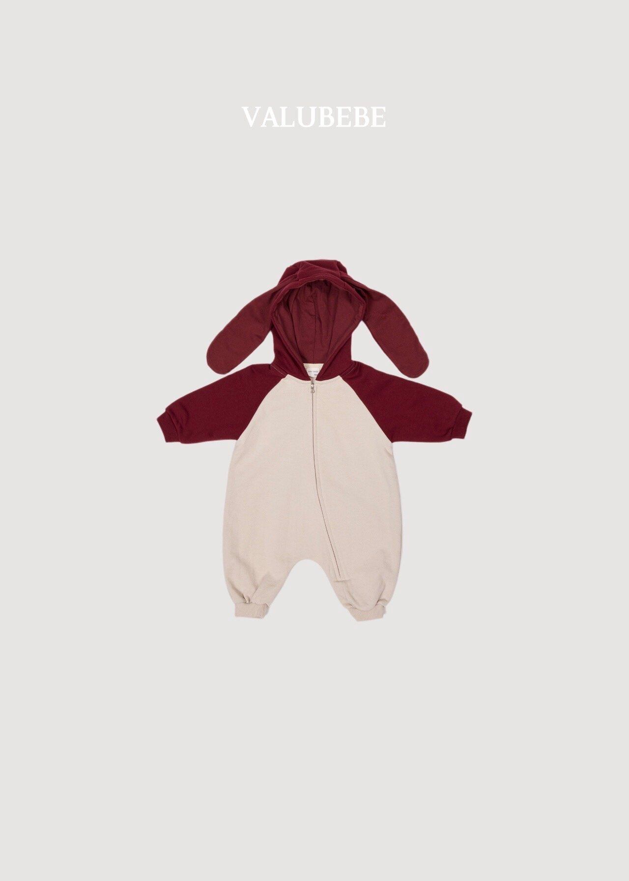 送料無料【予約】/ バニーフードジャンプスーツ / valubebe