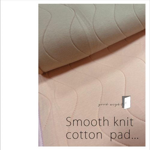 soft knit cotton 敷パッド　＜西川株式会社＞
