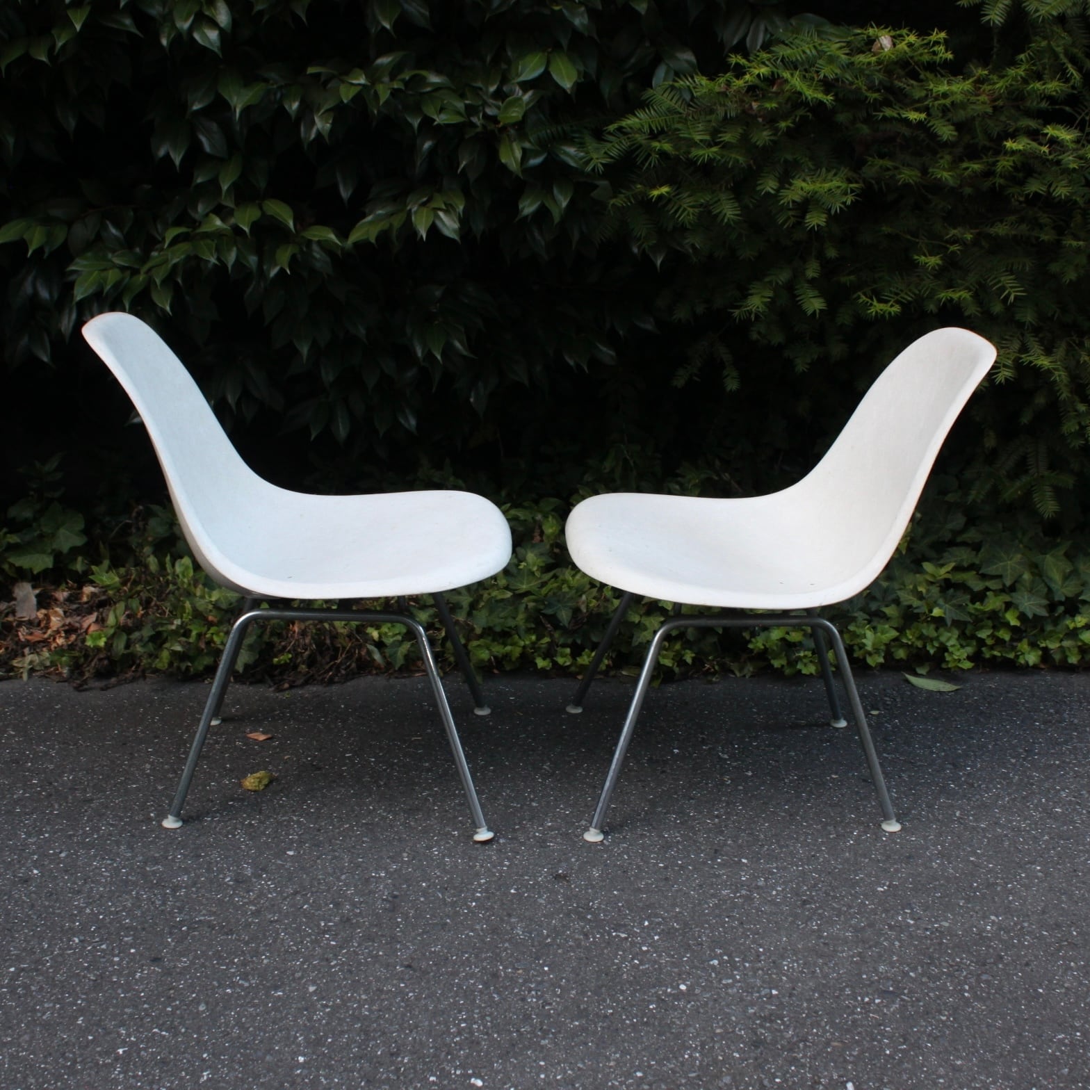 Herman Miller Hベース イームズシェルチェア ホワイト ヴィンテージ