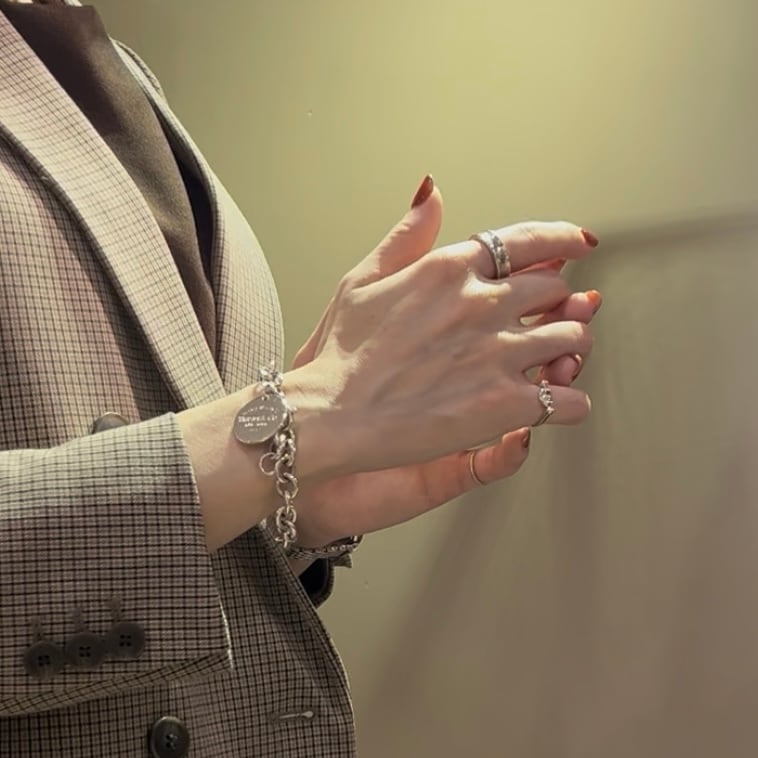 1771 【 TIFFANY＆CO.】tiffany&co16.5号 ティファニー1837 ナ