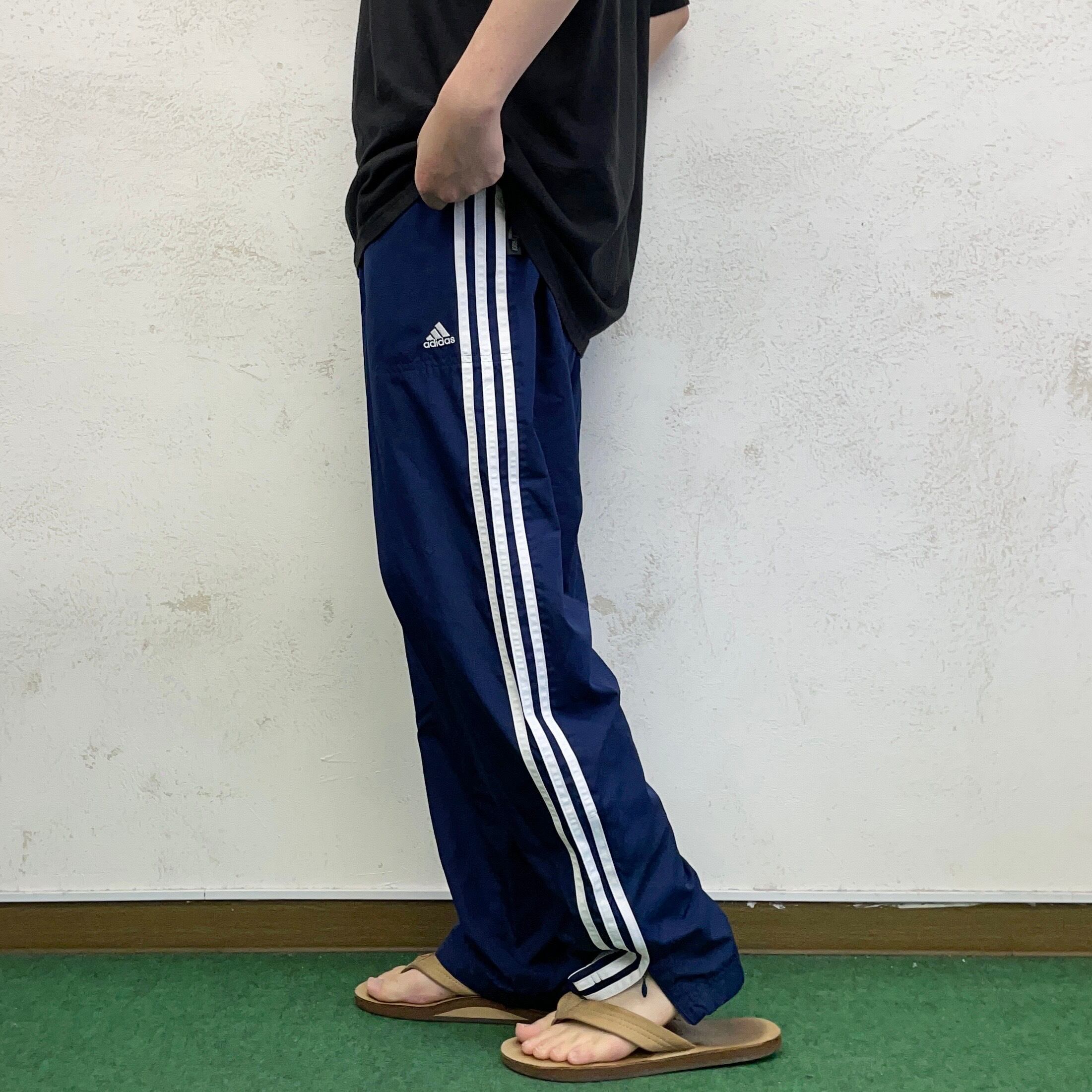 00s adidas cropped line pants 半端丈 ラインパンツ