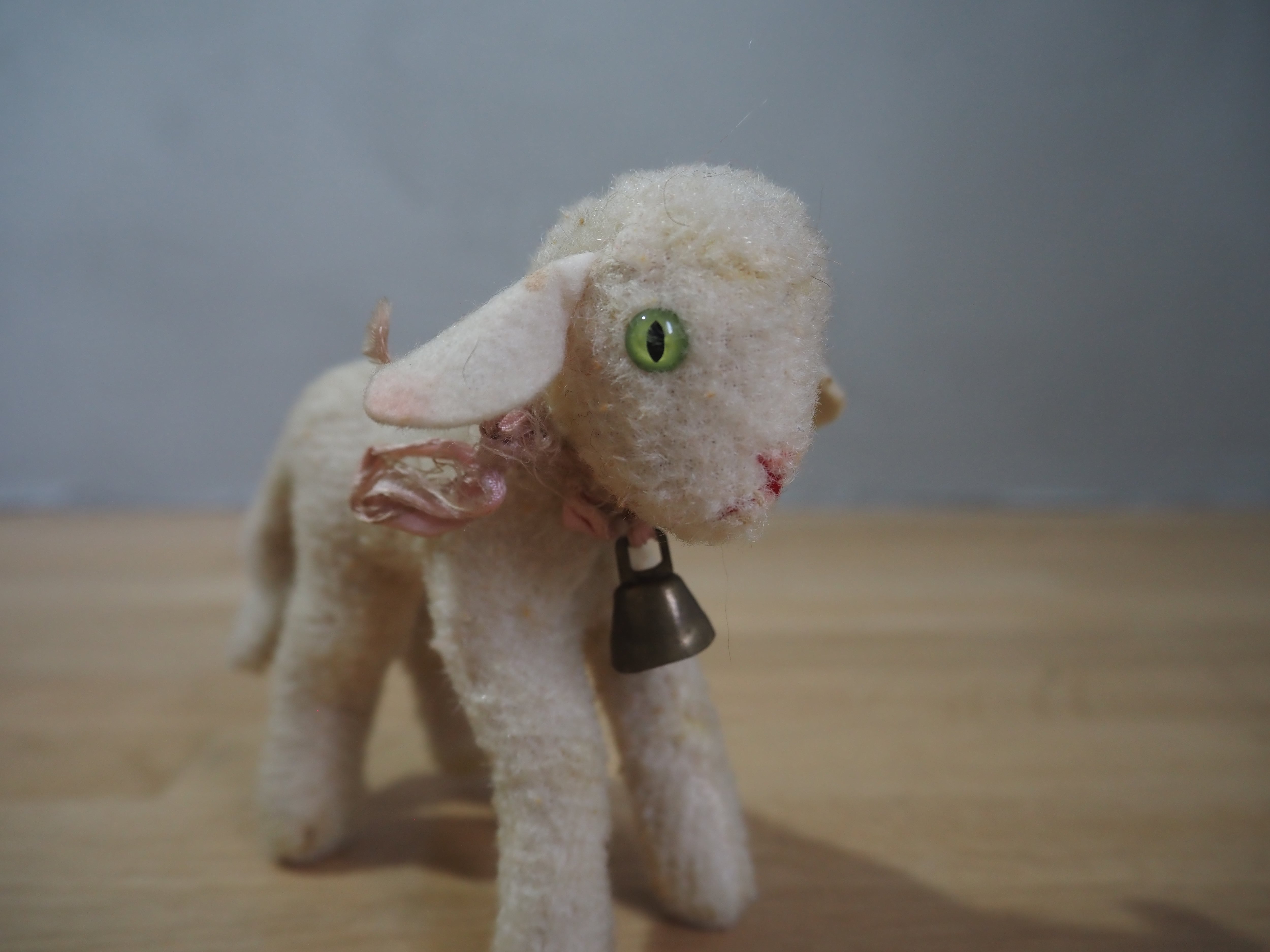 オールド シュタイフ ヒツジ Steiff Lamby 10cm | ヒガシマチマーケット