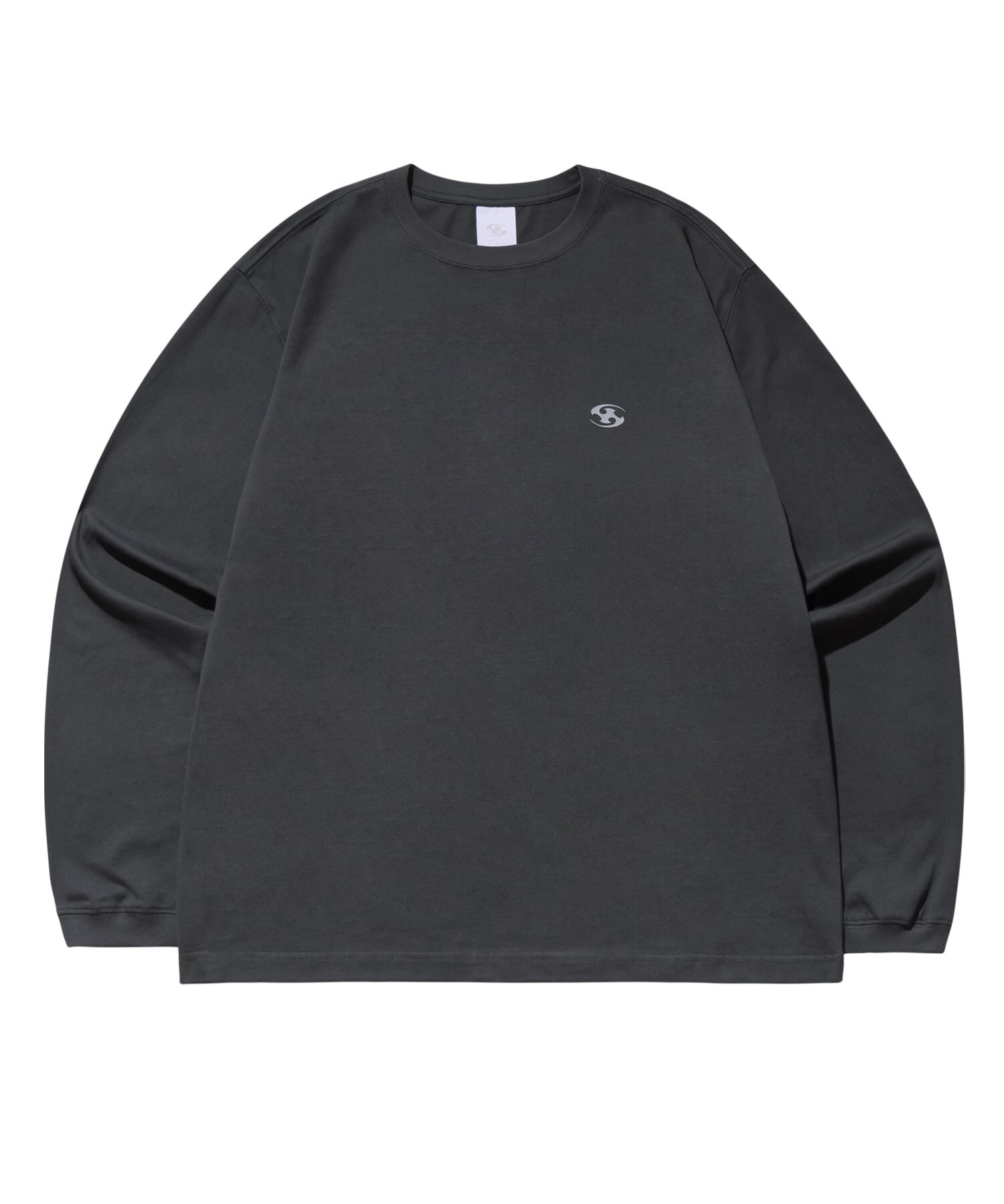 SAN SAN GEAR] LOGO LONG SLEEVES CHARCOAL 正規品 韓国ブランド 韓国