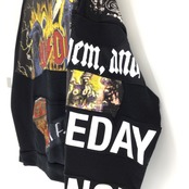 Remake Hoodie Black×Band【 hoodie09】