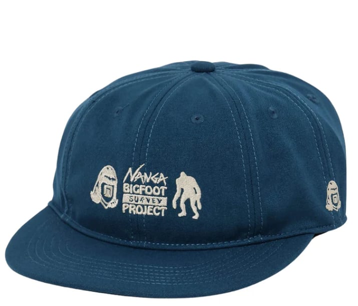 NANGA×TACOMA FUJI RECORDS BIGFOOT SURVEY PROJECT LOGO CAP