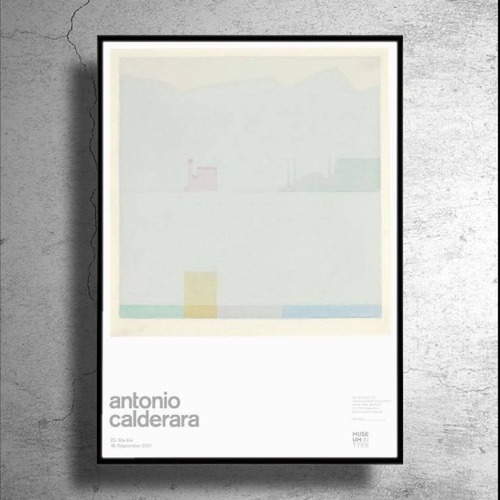 現地完売品！画家『アントニオ・カルデラーラ』ドイツの現代美術館制作ポスター