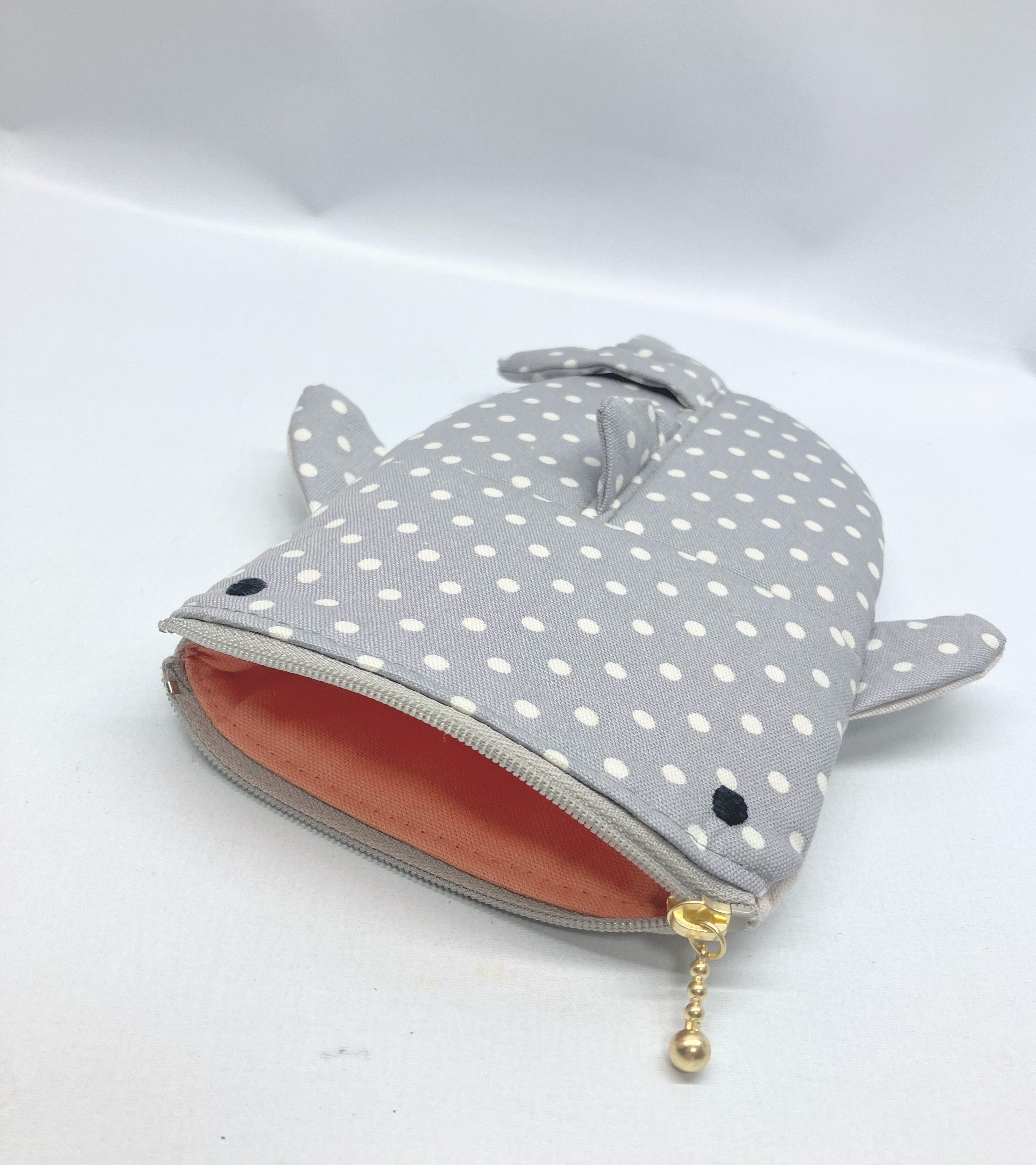 ジンベエザメ ペンケース ポーチ｜とりさん工房ーかわいいハンドメイド