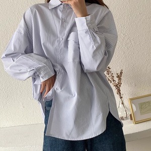 レディース トップス シャツ ブラウス 前開き Yシャツ 長袖 襟付き ワイド ポケット ボタン 薄手 かわいい 大人可愛い きれいめ シンプル カジュアル 上品 おしゃれ かっこいい レトロ こなれ感 ラフ ボーイッシュ ガーリー ルーズ 個性的 クール エレガント モダン 主役級 存在感 抜け感 キュート 都会的 ベーシック ナチュラル ストライプ 春 秋 ママ デート お出かけ レストラン 公園 女子会 休日 ショッピング お花見 カフェ コーデ 普段使い 清楚 S M L XL ゆったり ゆる