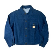 Karl Helmut カールヘルム 裏チェック 起毛 ライトジャケット M/ブルー