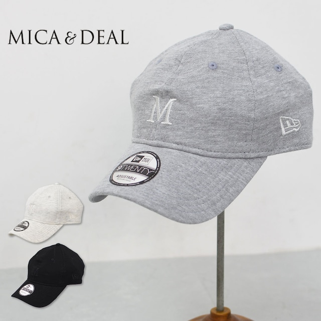MICA&DEAL [マイカアンドディール] MICA×NEW ERA "M"ロゴ刺繍裏毛CAP-9TWENTY [0125410357] マイカ×ニューエラ ウラケキャップ・裏毛キャップ・シンプル・ロゴ・コラボキャップ・9TWENTYモデル・LADY'S [2025AW]