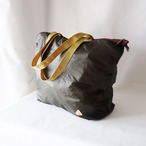 ポケッタブル ジップトート/ Pocketable Zip-Tote / ダークカーキ & グリーン ホルダー