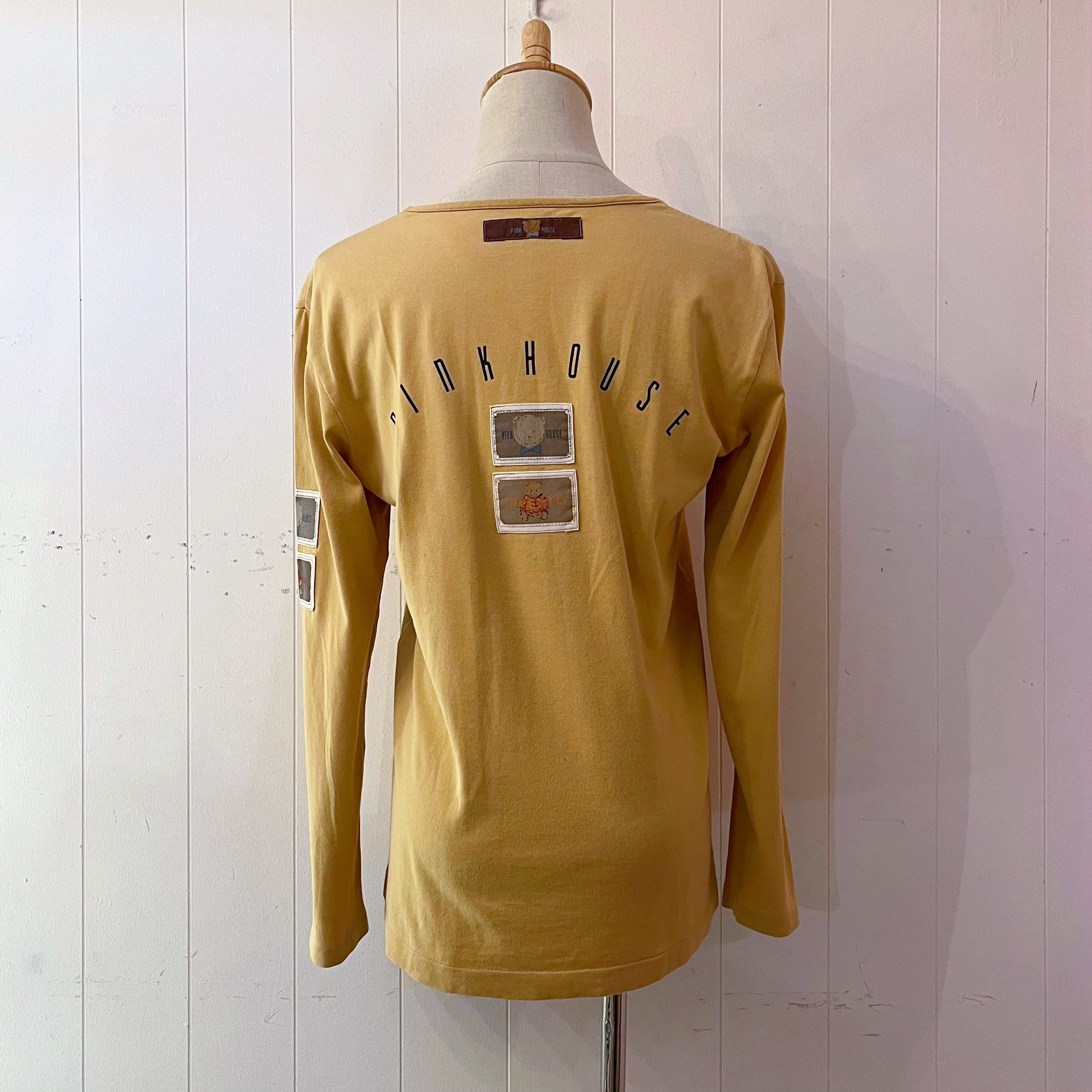 PINK HOUSE / bear wappen cutsew