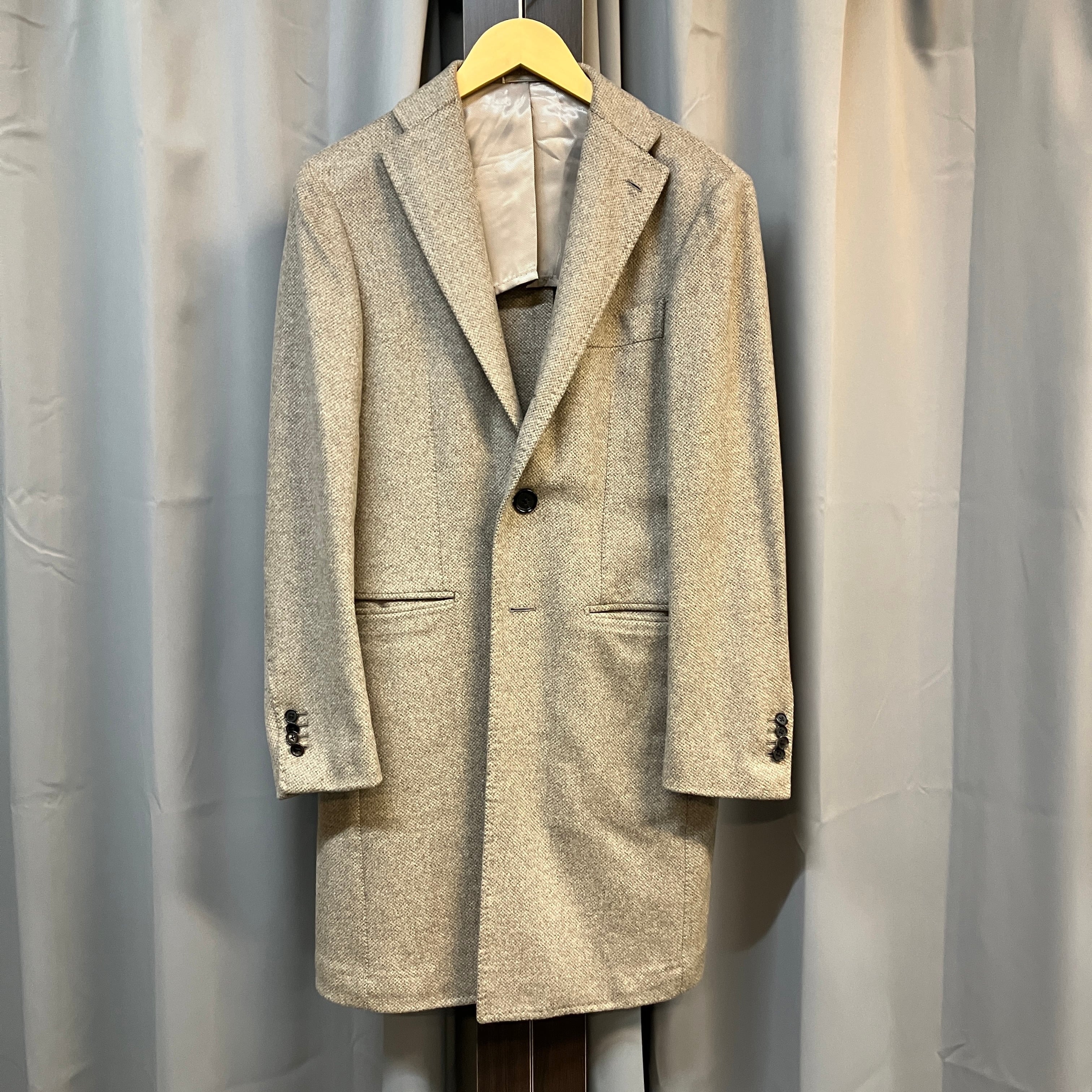 RING JACKET CASHMERE CHESTER-FIELD COAT《46》 | safarionline