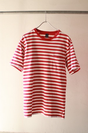 1990s Lands' end heavy cotton border t-shirts