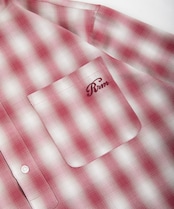 【#Re:room】Rrm PULL OVER CHECK SHIRTS［RES085］