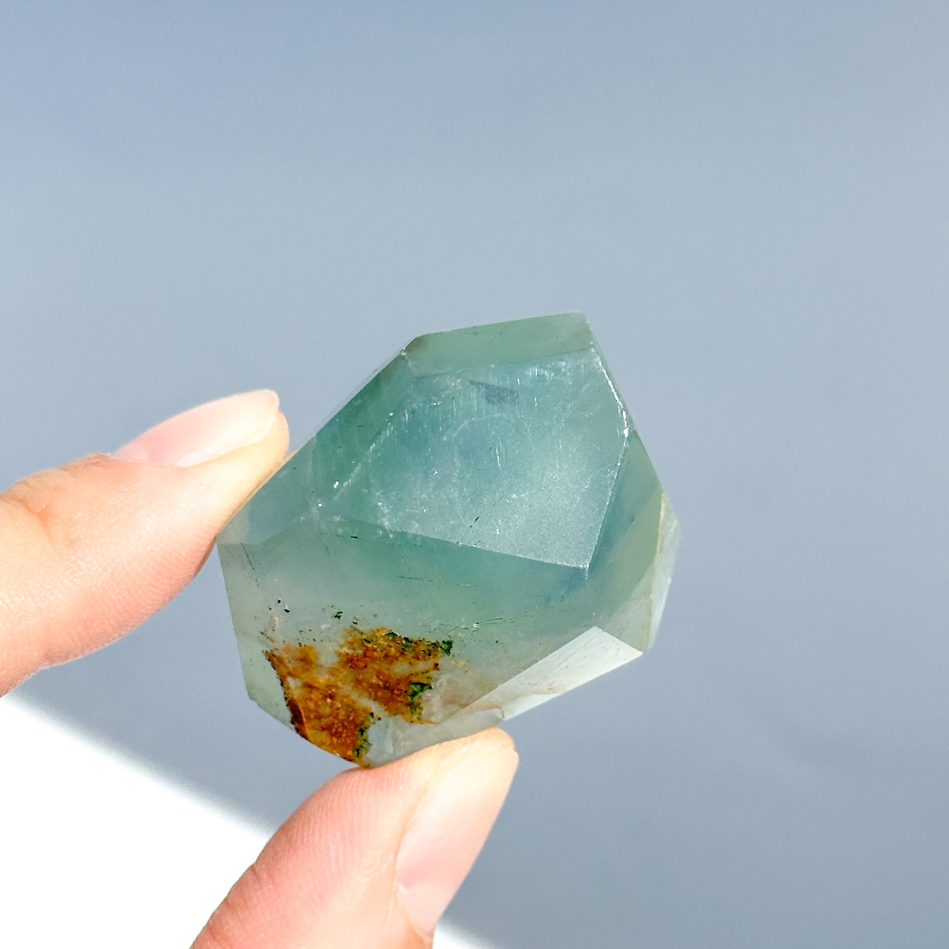 高品質　グリーンアップルフローライト　フリーフォーム ブルーフローライト フリーフォーム 24◇ Fluorite ◇天然石・鉱物