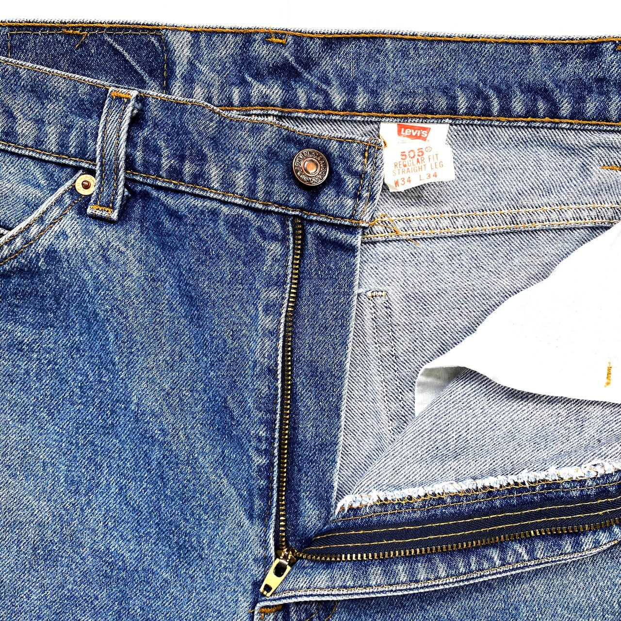 90年代 オレンジタブ USA製 Levi's リーバイス 505 スリムストレート