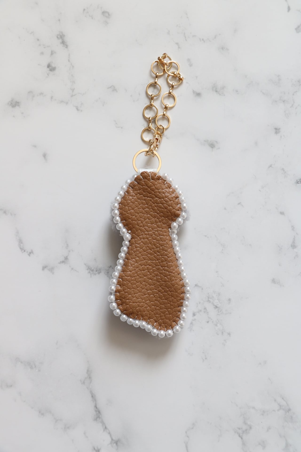 トイプードル シルバー】もこもこバッグチャーム | Hanayuri Crochet