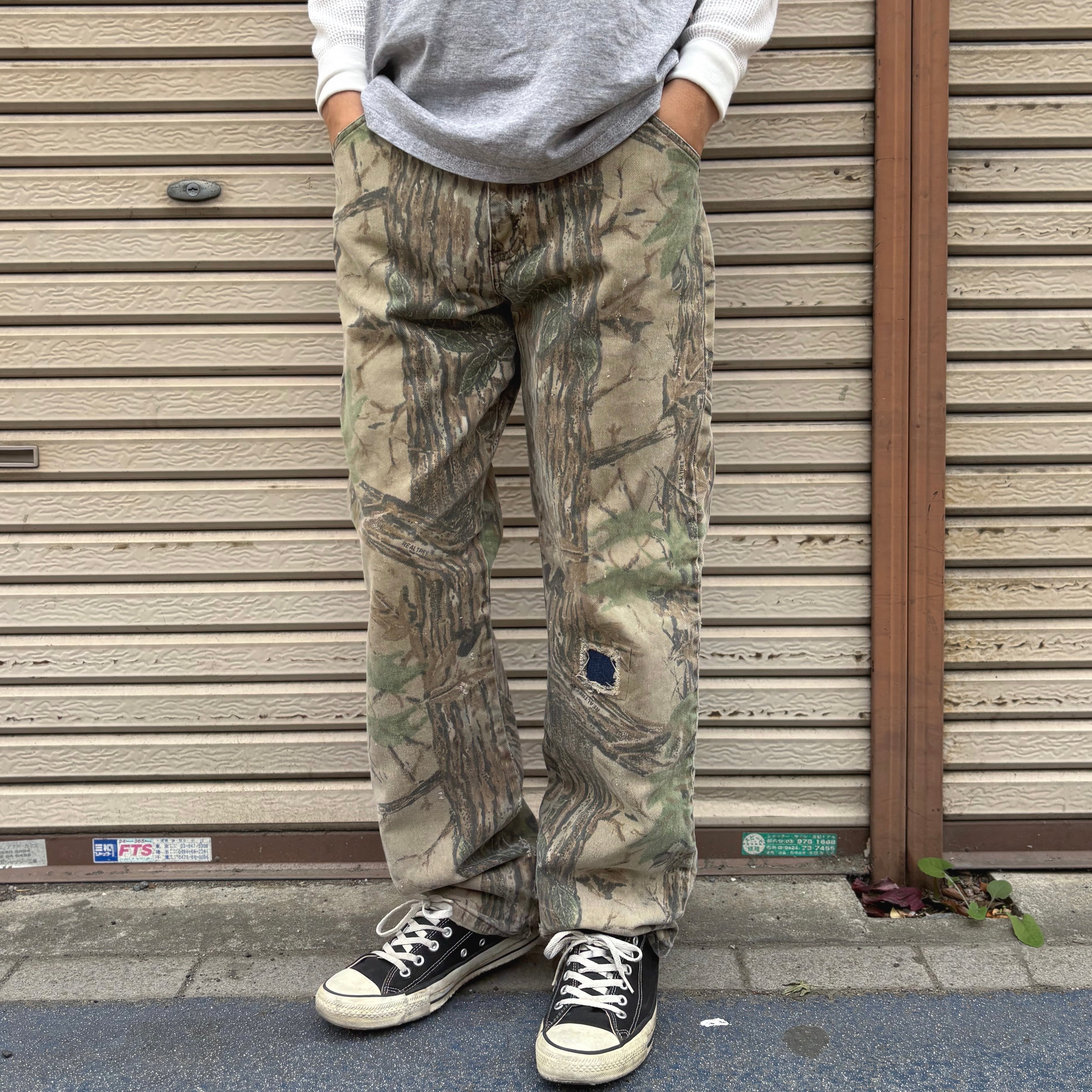 90's USA製 Duxbak Realtree Camo 5Pocket Pants W34 / ダックスバック