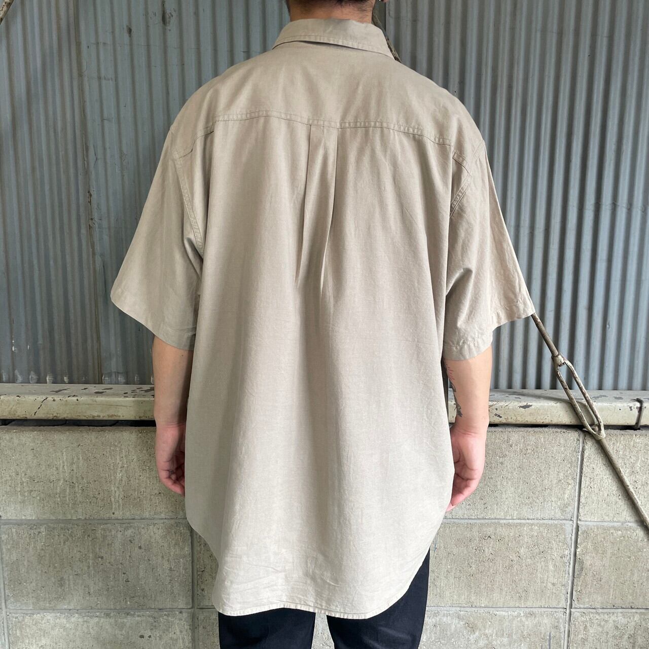 カーハート Carhartt ボタンダウン 半袖 ワークシャツ メンズXL /eaa274511