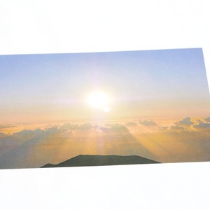 マウナ・ケア山から夏至のエネルギーを　Photo Card