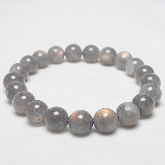 ピンク ラブラドライト ブレスレット 9mm 一点物 メール便送料無料 [M便 1/10] 111-25159