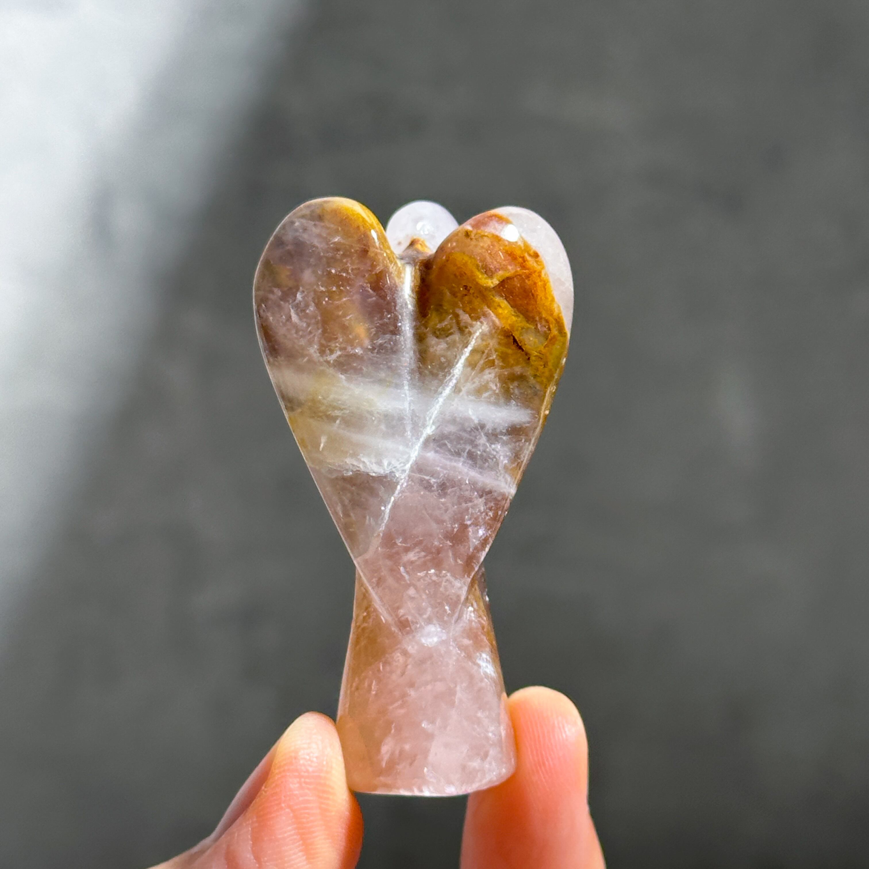 ゴールデンヒーラー×ローズクォーツ ミディアムエンジェル 03