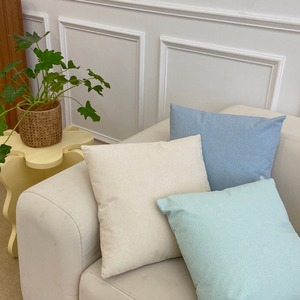 【CUSHION】マカロン色無地クッション