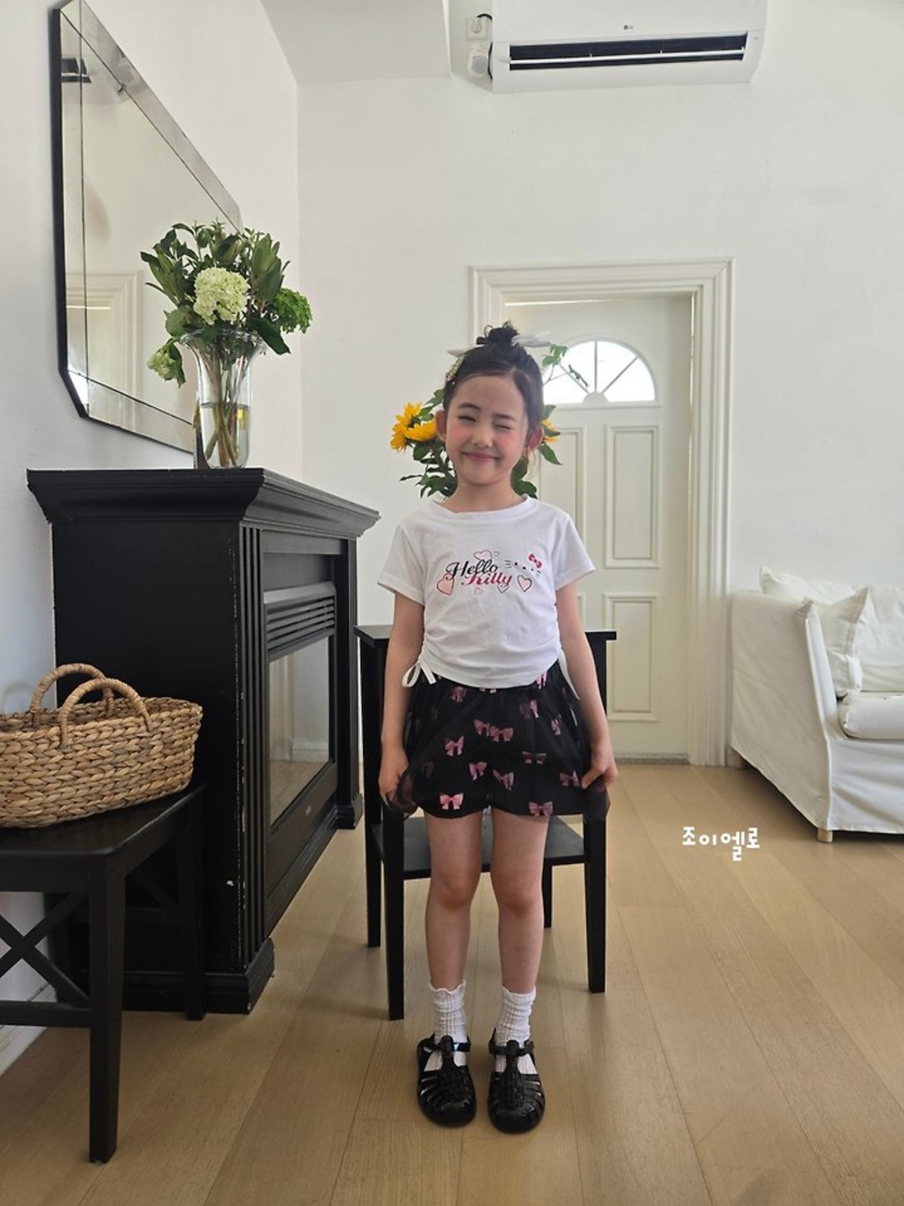 [GIOIELLO] Ribbon-sha Pants / [조이엘로] 리본샤팬츠