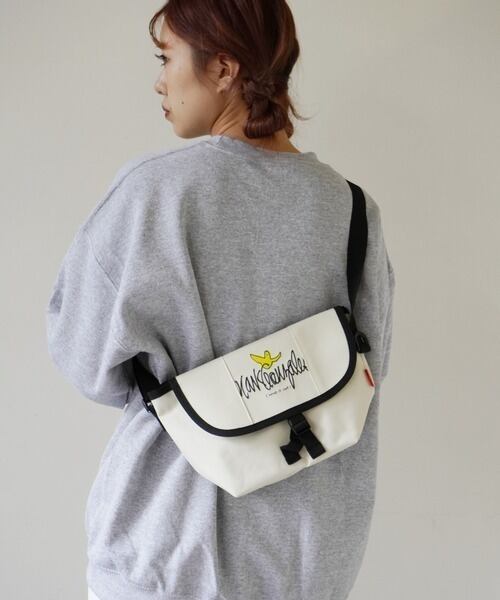 【(What it isNt)ART BY MARKGONZALES / (ワットイットイズント) アートバイ マークゴンザレス 】 フラップ ショルダーバッグ オフホワイト 2H9-63190