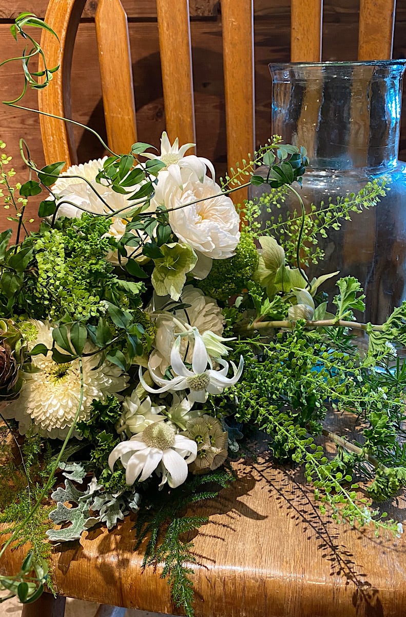 Petite Cherieコース フラワーベース付き 街のお花屋さん