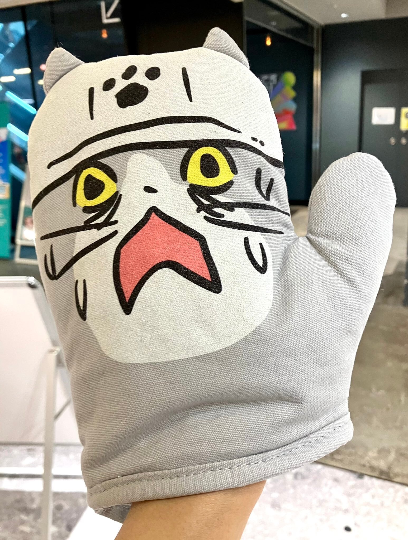 仕事猫の鍋つかみ | くまみね民芸 通販部