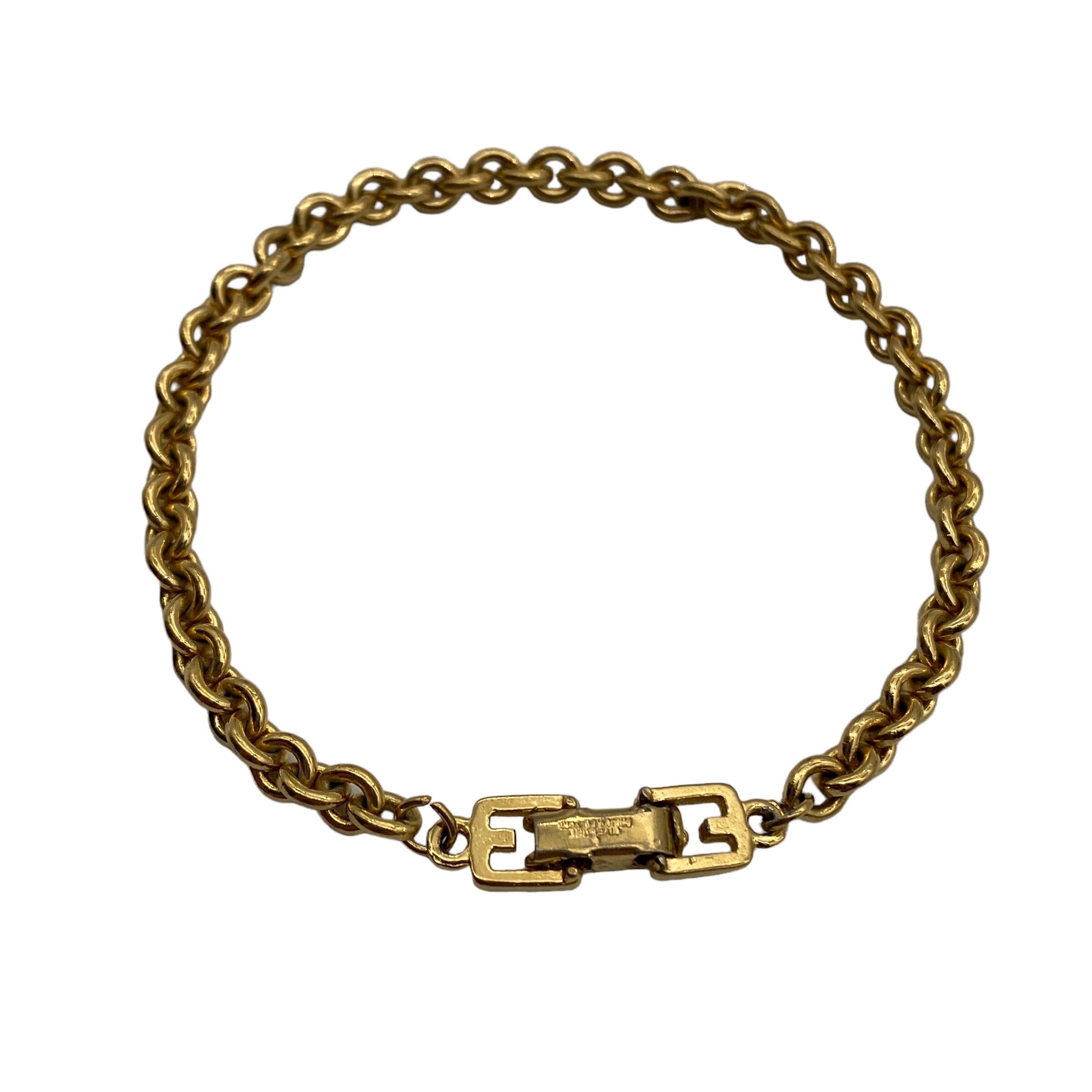 GIVENCHY Gold Bracelet Chain ジバンシー ゴールド ブレスレット